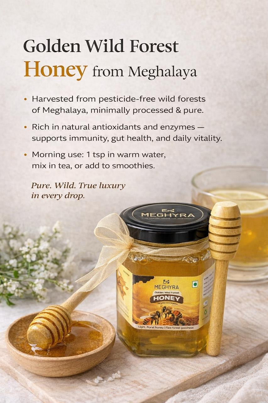 Golden Wild Forest Honey (300gm)