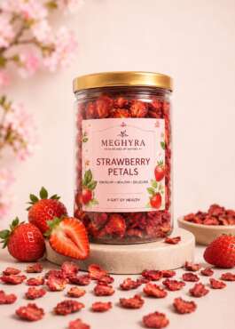 STRAWBERRY PETALS   .    MEGHYRA Strawberry Elixir Snack
